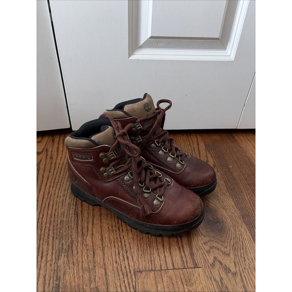 Vintage Timberland Ladies Hiker 95363 Size 8M Leather Outdoor Boot